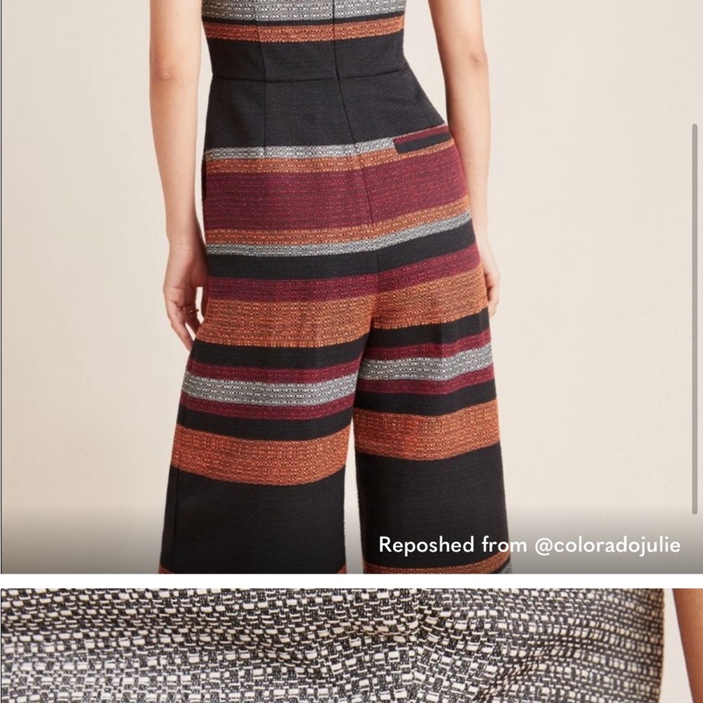 Anthropologie Multicolor Striped Jumpsuit